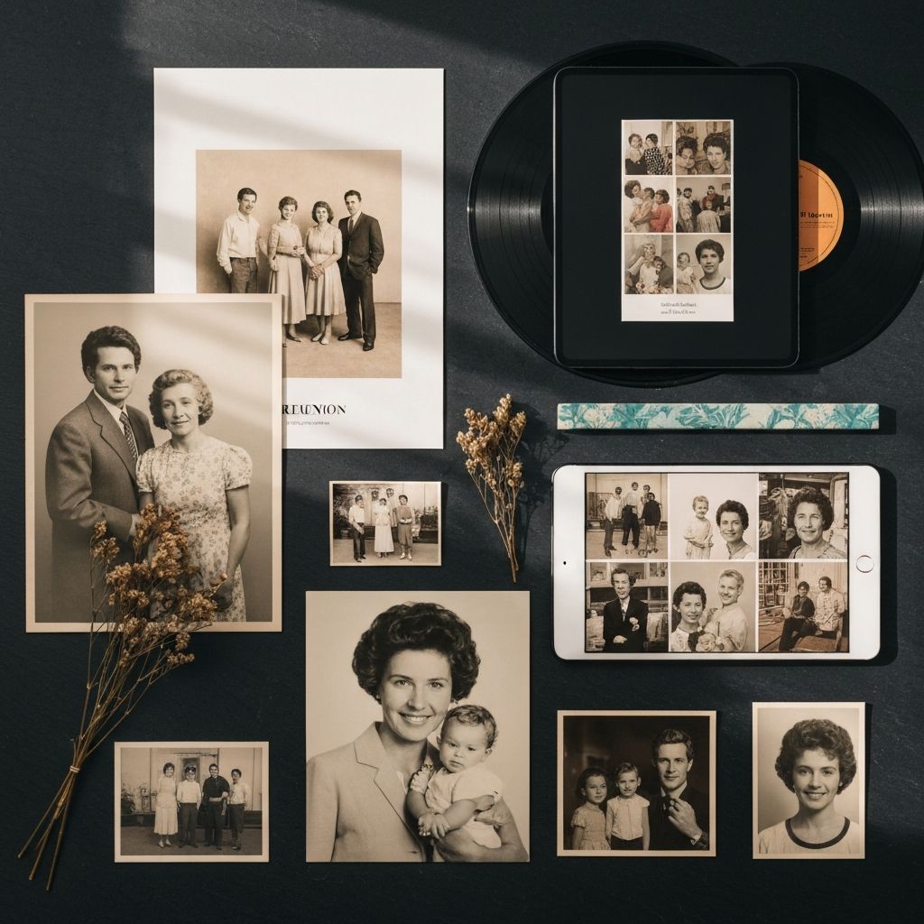 Исследовательская композиция с культурными артефактами